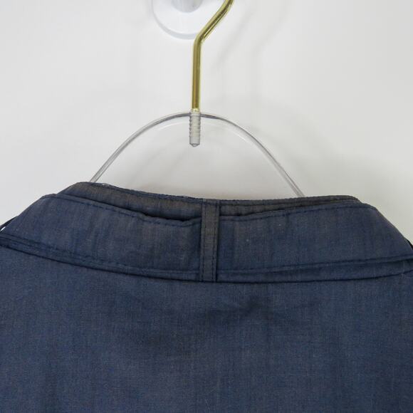 1990s Vintage Members Only Navy Blue Windbreaker Jacket Size EU 48 Medium - Picture 10 of 14